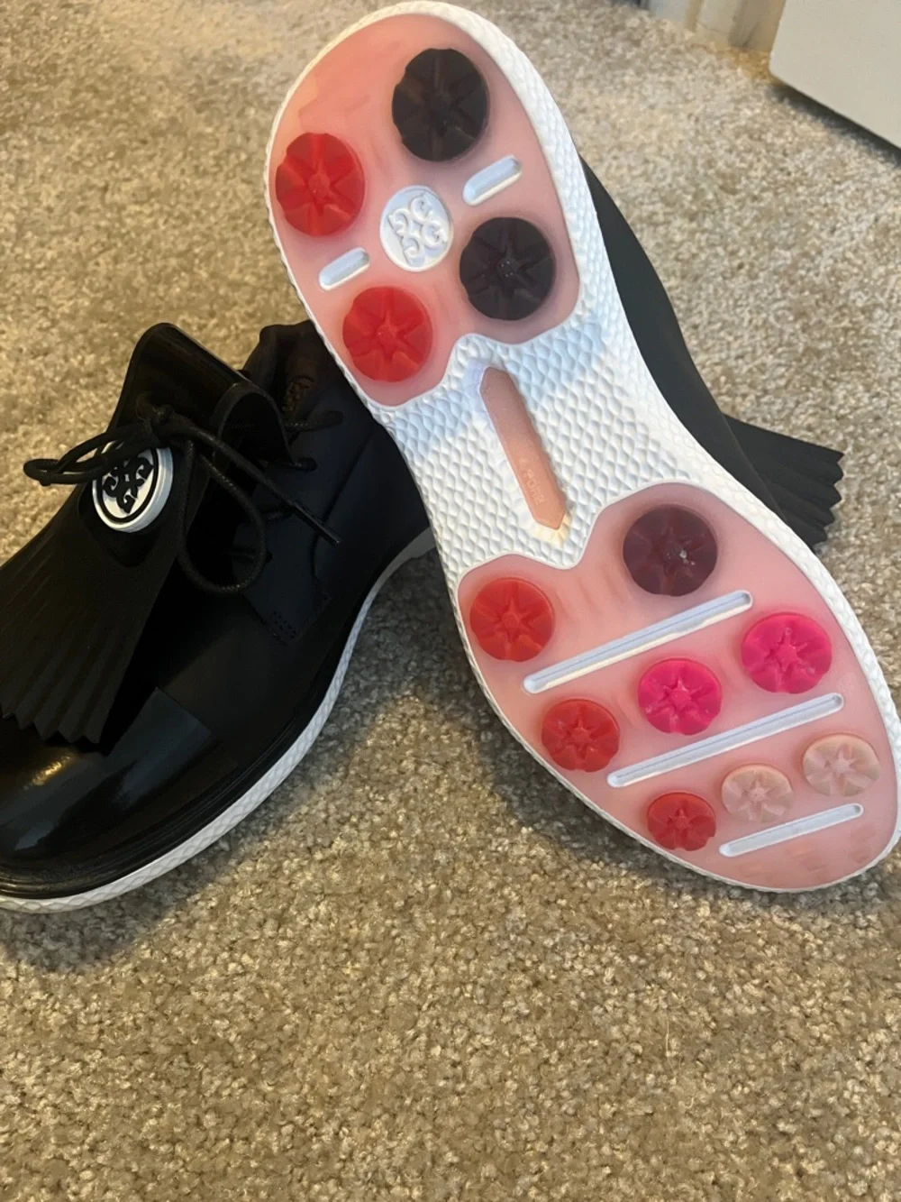 BRAND NEW Gfore Black Patent Leather Golf Shoes - Picture 3 of 5